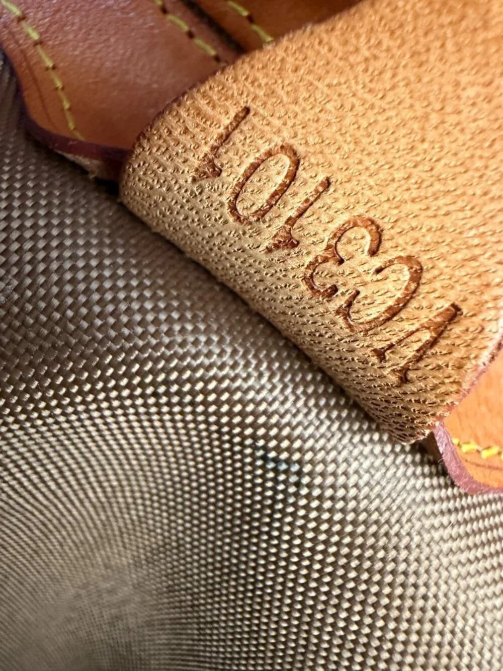 Louis vuitton ellipse bag MM vintage leather classic monogram print brown *read*